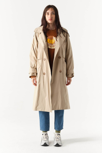 Trench Mujer Impermeable Largo Tapado Piloto Frias - Bolivia