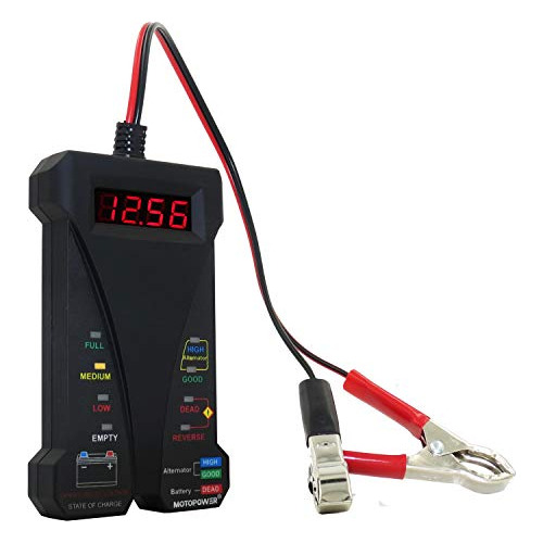 Mp0514a 12v Digital Car Battery Tester Voltímetro Y An...