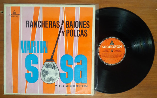 Martin Sosa Rancheras Baiones Y Polcas Disco Lp Vinilo