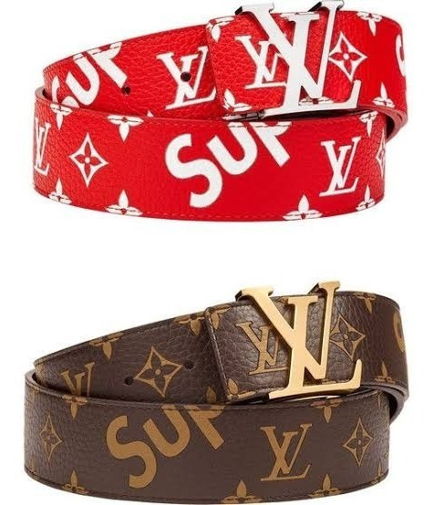 Louis Vuitton Supreme Ultra Rare Monogram Initiales Belt