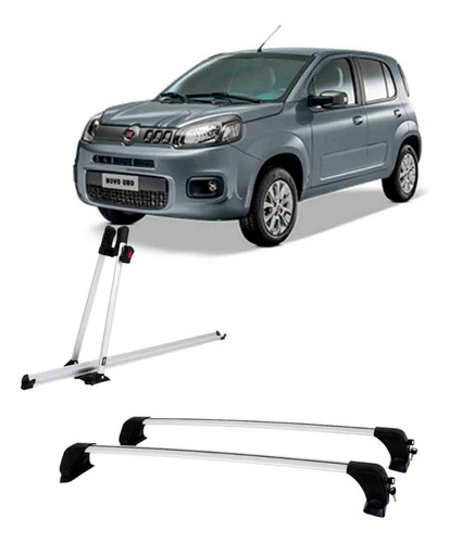 Rack Teto Kiussi Fiat Uno Vivace + 1 Transbike Lorena