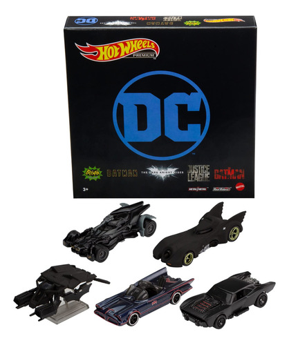 Hot Wheels Batman Batmobile Bundle - Juego De 5 Piezas De F.