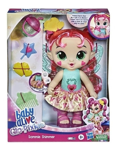 Muñeca Baby Alive Glo Pixies Hada Sammie Shimmer