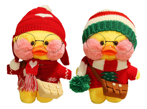 2pi Juguete De Peluche Patito Con Accesorios Café Lalafanfan