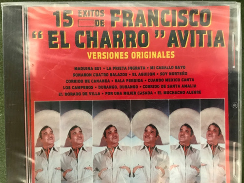 Disco Compacto Francisco  Charro  Avitia 15 Exitos