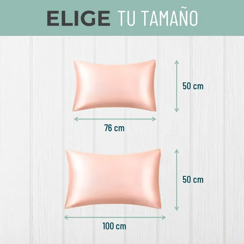 Funda Almohada Satin Saten Tipo Seda Set X2 Unids 100 O 76cm 100x50 Rosado Geométrico