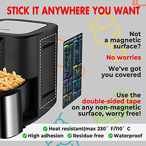 Juego Imanes Air Fryer - Tiempos De Cocción, Recetas,