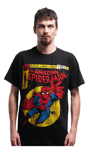 Camiseta Spiderman Comic 80s Vintage Rock Activity