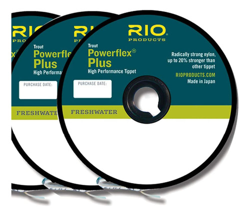 Tippet Power Flex-plus Juego 3 Aparejo Pesca 3x-5x