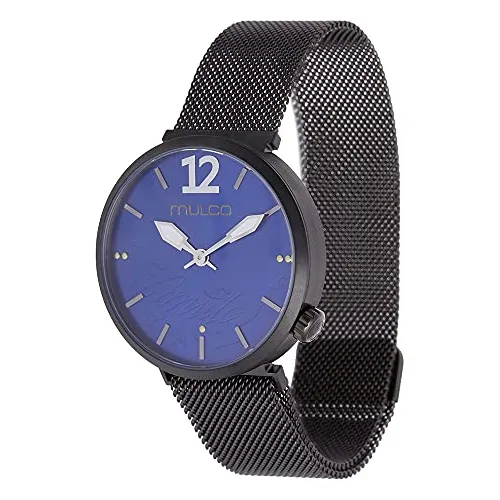 Reloj Mulco Slim De Cuarzo Con Correa De Cuero Italiano Y Re
