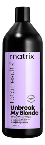 Shampoo Reparador Unbreak My Blonde X1000ml Matrix