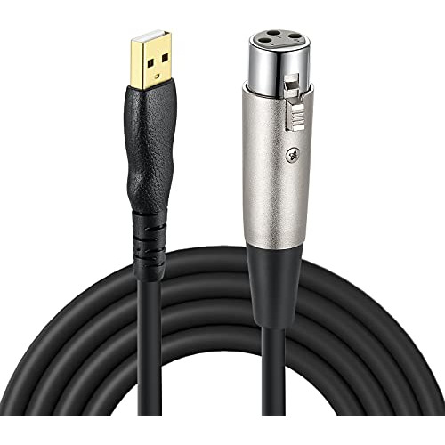 Cable Ebxya Xlr A Usb, Cable De Micrófono Usb A Xlr De 10 Pi