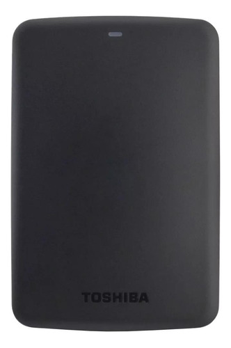 Imagen 1 de 3 de Disco duro externo Toshiba Canvio Basics HDTB310X 1TB negro