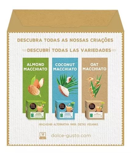 Café 100% vegetal, la ueva gama de Nescafé Dolce Gusto