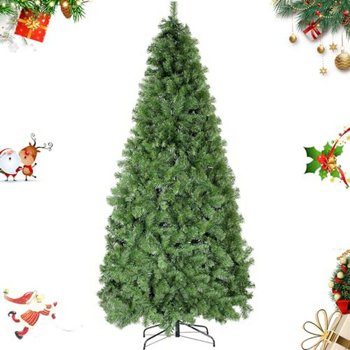 Árbol De Navidad Artificial De Abeto Premium De 6.5 Pies Par