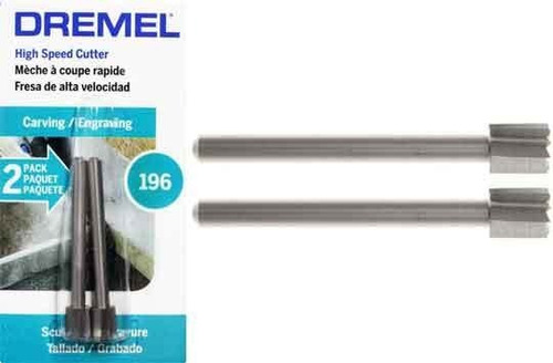 Fresa De Alta Velocidad Dremel 196 Tallar Grabar Por 2 Unid