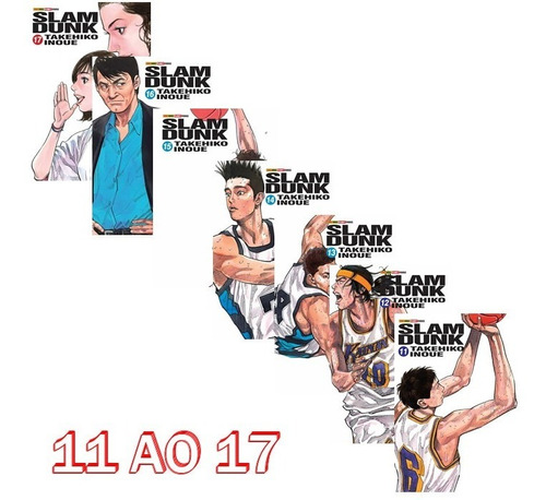 Slam Dunk 11 Ao 17! Mangá Panini! Lacrado! Edição De Luxo!