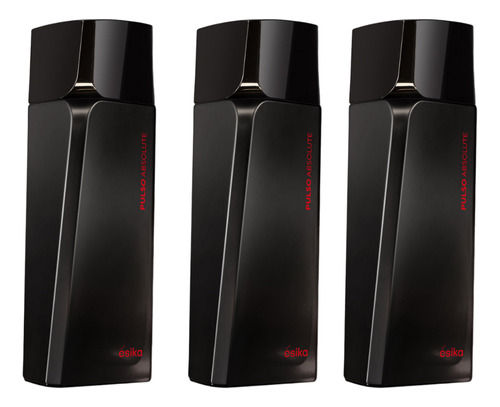 Pack X 3 Perfume Pulso Absolute Ésika Stock 