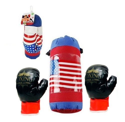 Mini Boxe Infantil Para Crianças Com Luvas Muay Thai