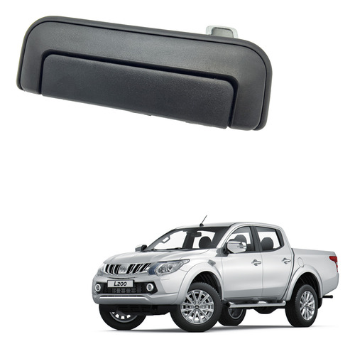 Manija Compuerta Para Mitsubishi L200 Negra