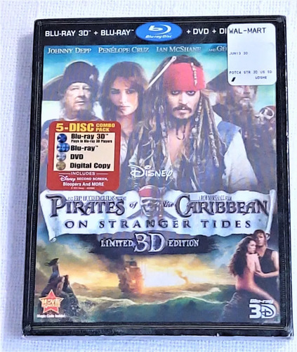 Pelicula Blu-ray Pirates Of The Caribbean On Stranger Tides 