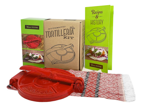 Verve Culture Kit De Tortilleria Artesanal - Prensa De Torti