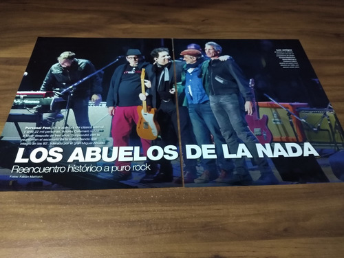 (ak318) Los Abuelos De La Nada * Clippings Revista 2 Pgs