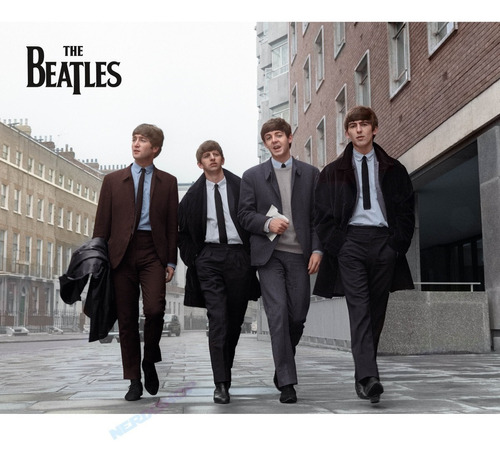 Foto De Parede Hd 40x50cm Beatles - Poster Rock
