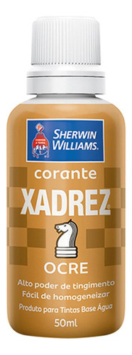 Corante Xadrez 50ml Ocre - Kit C/12 Peca 