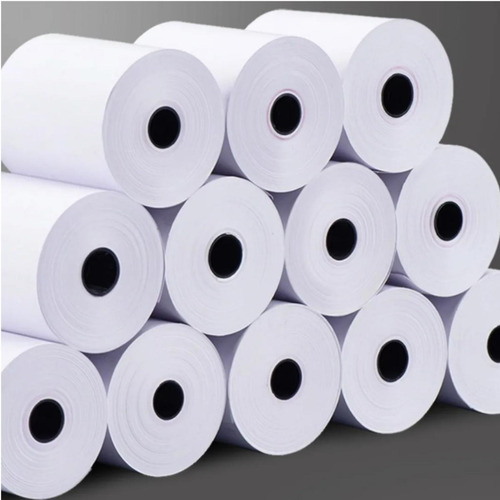 Imagen 1 de 5 de Caja X 50 Rollos Papel Térmico 80mm X 80mm