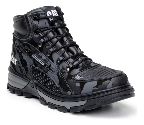 Botas Caterpillar Comander Camuflado Black 