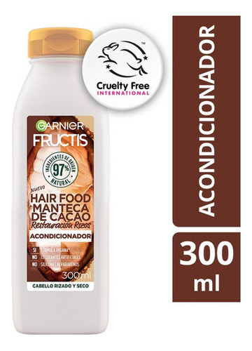  Acondicionador Garnier Fructis Hair Food Cacao 300ml