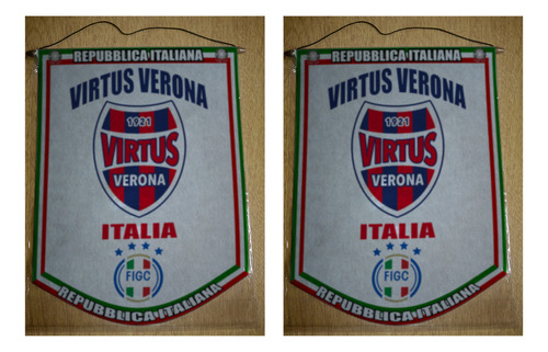Banderin Grande 40cm Virtus Verona Italia