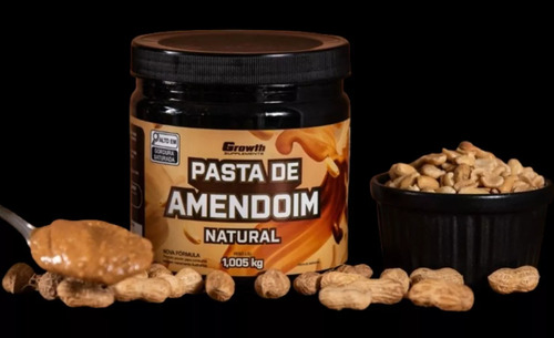 Pasta De Amendoim Integral Torrado 1kg Growth Supplements Amendoim