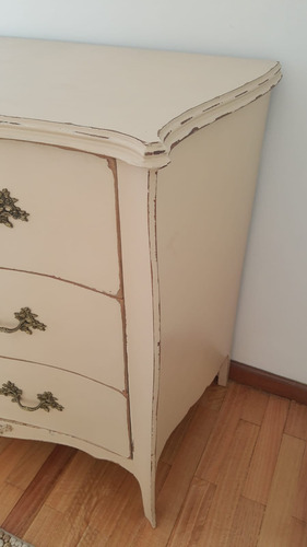 Comoda Antigua Estilo Frances Beige (Reacondicionado)
