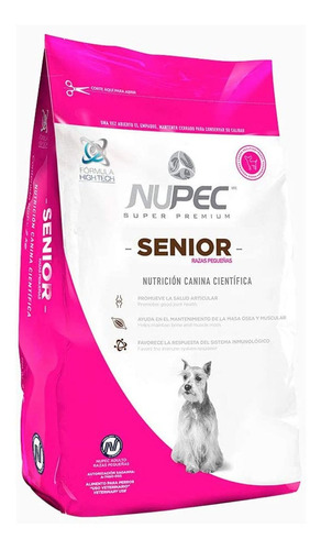 Croquetas Alimento Perro Nupec Senior 8kg Raza Pequeña