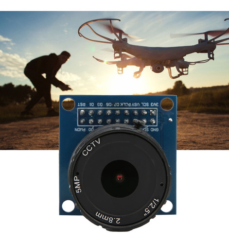 Módulo De Cámara Ov7670 De 5 Megapíxeles, Ajustable, Soporte