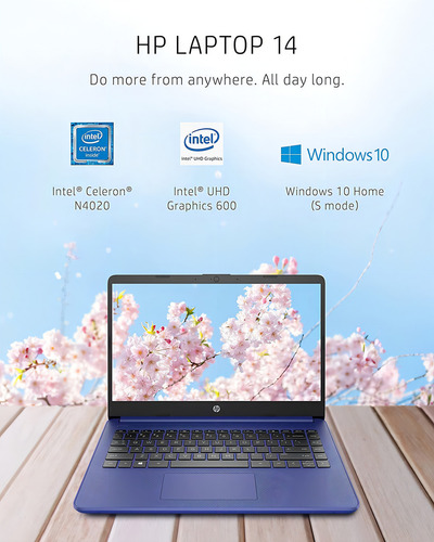 HP 14 Laptop, SSD 64GB, 4GB RAM, 4GB Video. - Excelente (Reacondicionado)