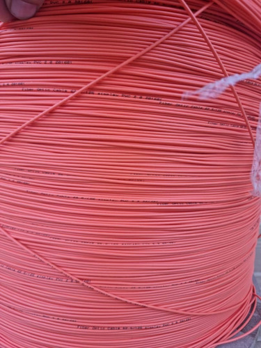 Fibra Optica Multimodo 1 Hilo 62.5/125 Naranja 2mm Pcv 