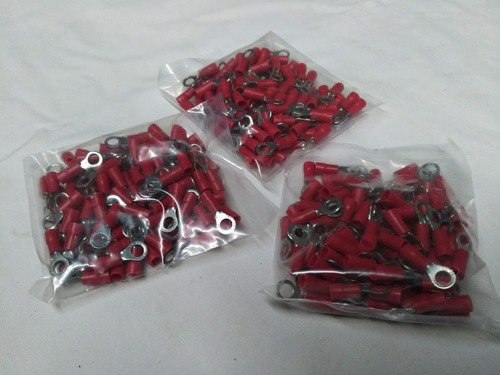 Terminal Pre Aislado Ojal 5mm Rojo A-4