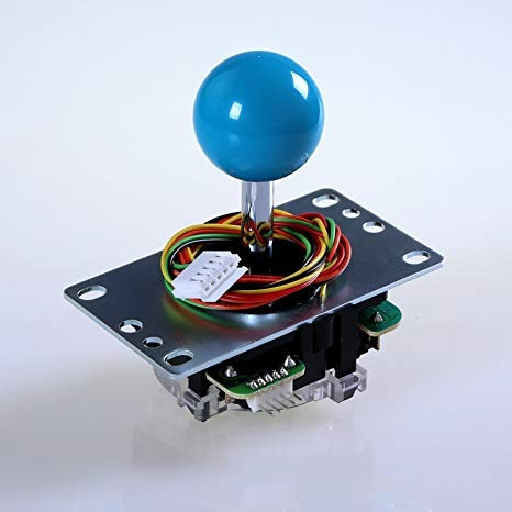 Sanwa Jlf-tp-8yt Blue Ball Top Handlefast Envío Arcade Joyst