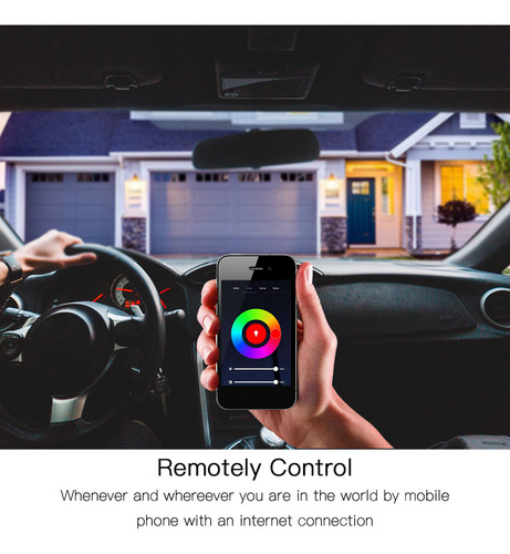 Bombilla Inteligente Wi-fi Gu10 Rgb Que Cambia De Color