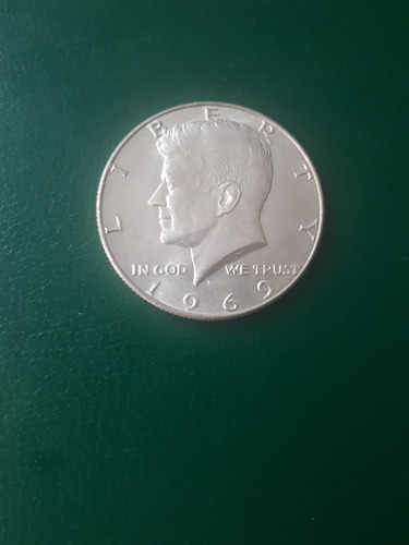 Moneda Eeuu 1969 Medio Dolar Plata Kenedy (Usado)