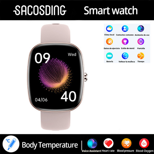 Reloj Inteligente Hombres Y Mujer 1.83 Smart Watch Bluetooth