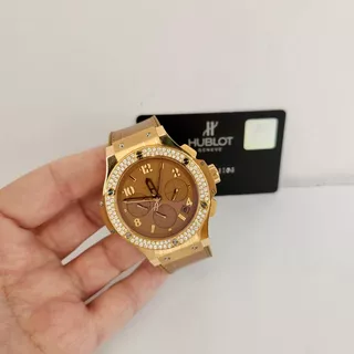 Hublot Big Bang Tutti Frutti Caramel Ouro Rosé & Diamonds