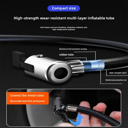 Puntero Mecánico Con Cable Portátil De Mano: Automóvil Portá