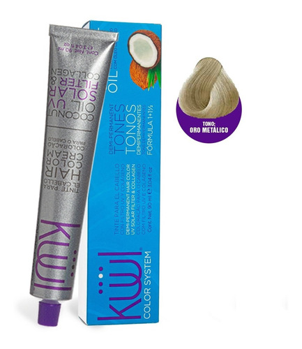 Tintes Kuul Metalicos 90ml - Kit - mL a $189