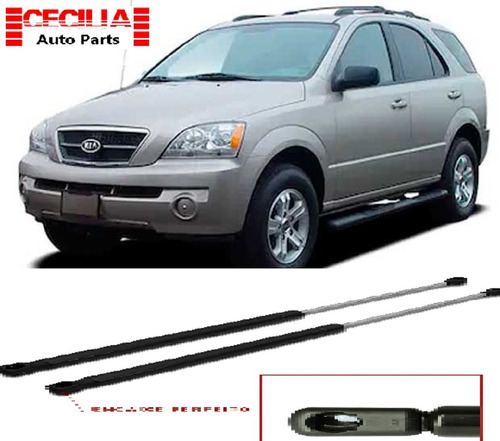 2  Amortecedor Capô Kia Sorento 2003 A 2009 