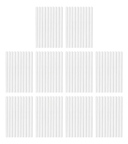 100 Piezas De Acrílico Apto Para Alimentos