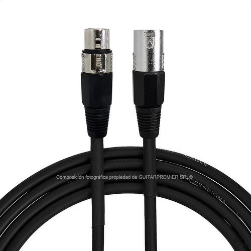 Imagen 6 de 10 de Cable Para Micrófono Canon Canon Xlr Dmx 6 Metros Reforzado